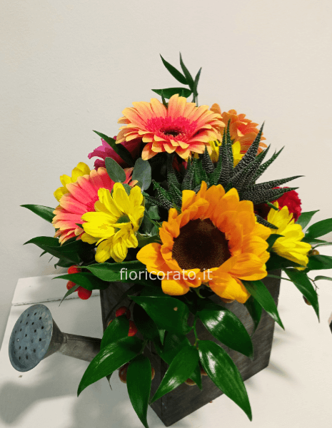 annaffiatoio fiorito